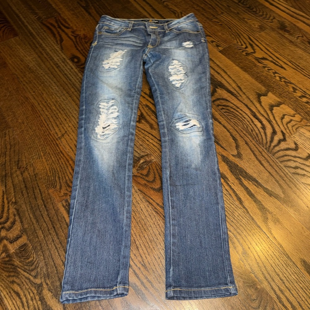 Lucky Brand Distressed Zoe Jegging size 14
